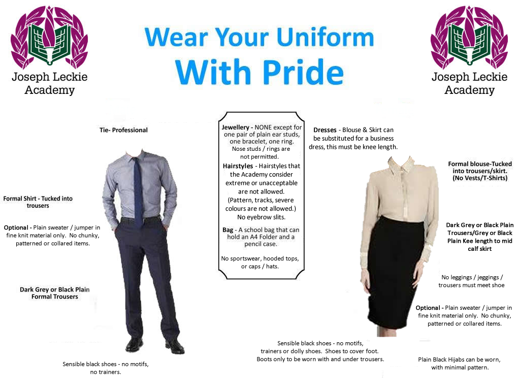 Joseph Leckie Academy Sixth Form Dress Code